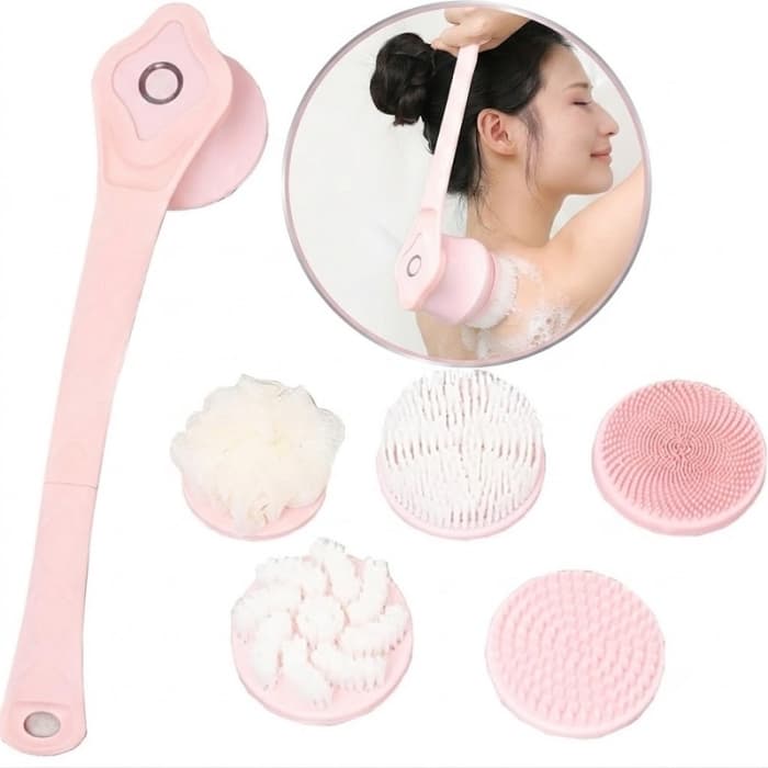 Brosse De Douche Électrique Rechargeable 5Têtes Remplaçables – Innovante