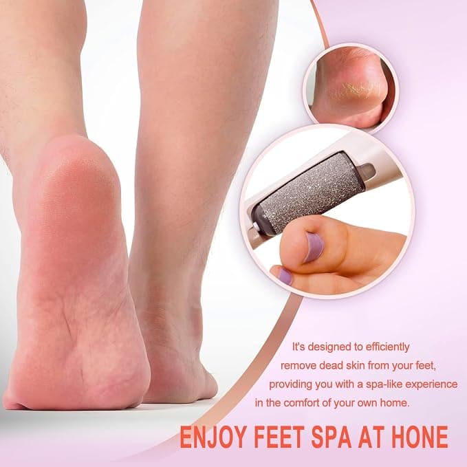 Râpe à Pieds Électrique Rechargeable (Kit Pédicure)