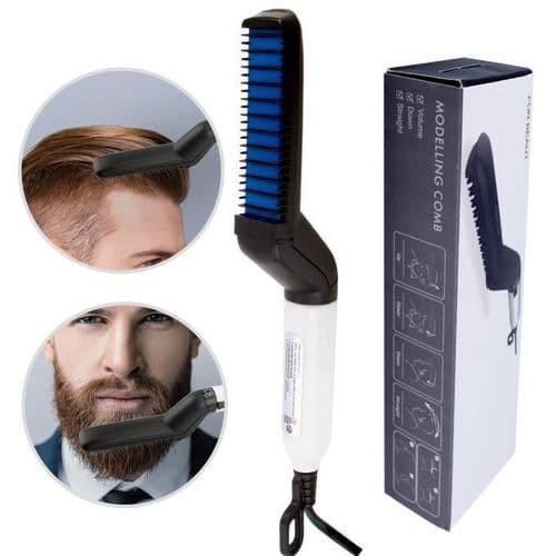 Lisseur Electrique Pour Cheveux et Barbe – Noir
