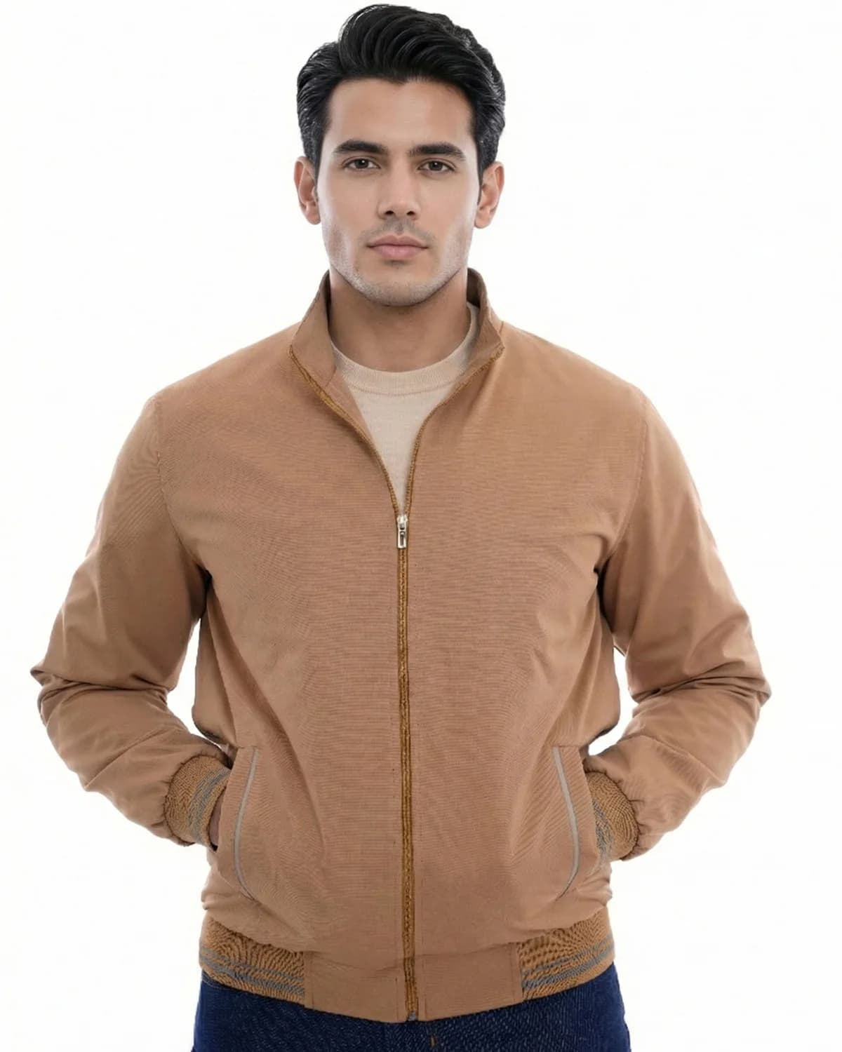 Blouson camel REF 046