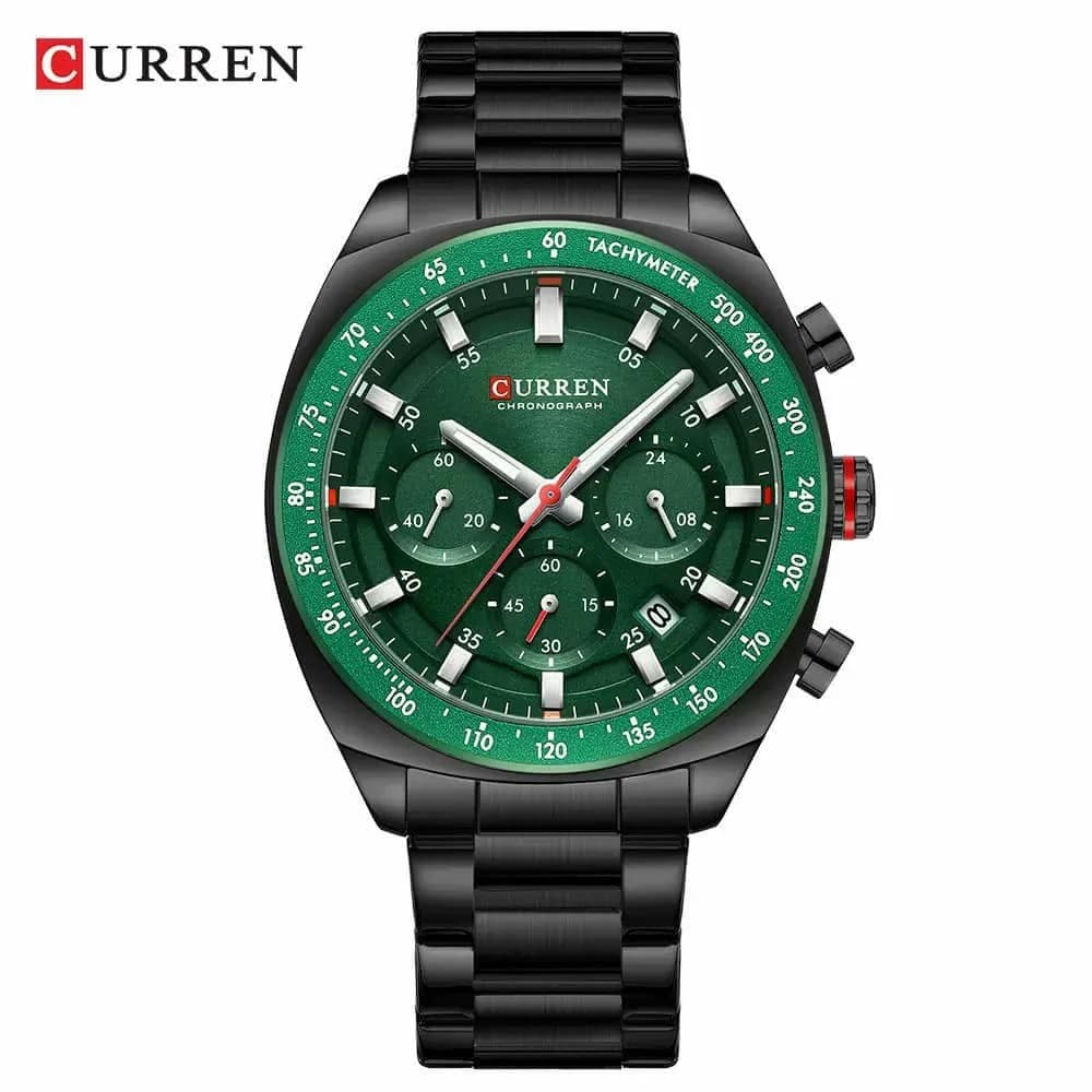 Montre pour Homme Curren 8497 Noir Fond Vert