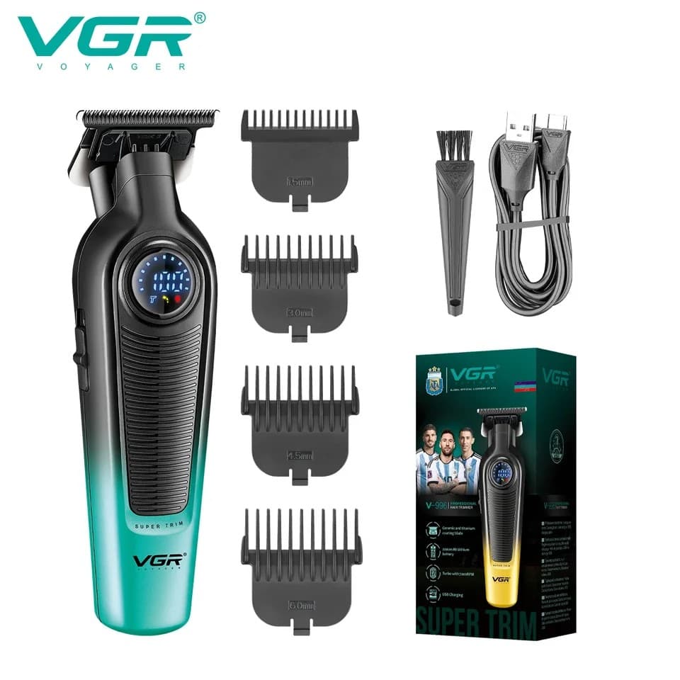 Tondeuse à cheveux professionnelle rechargeable VGR V-996