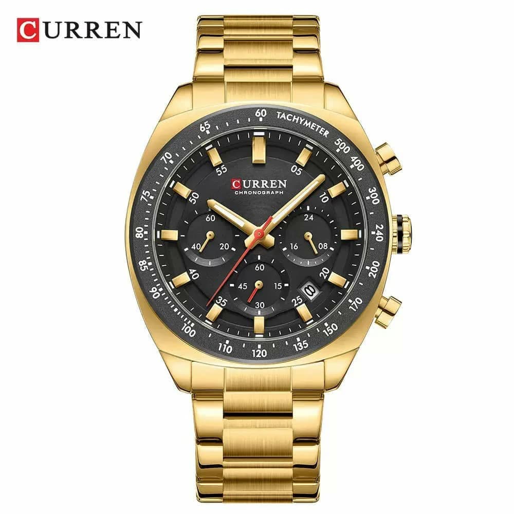 Montre pour Homme Curren 8497 Doré Fond Noir