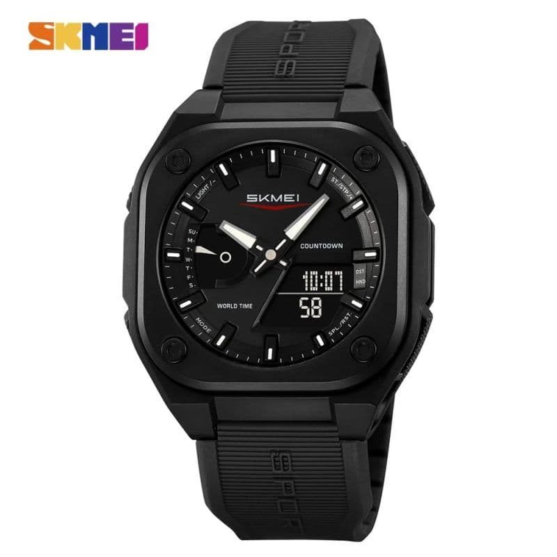 Montre SKMEI Homme Analogique & Digitale – Sport & Élégance