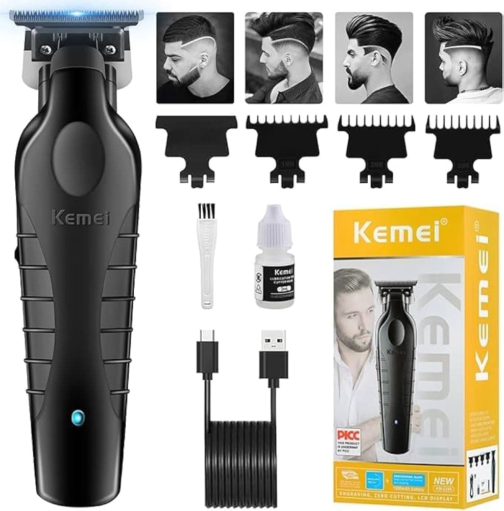 Tondeuse Homme Kemei Rechargeable – Pour une Coupe Parfaite