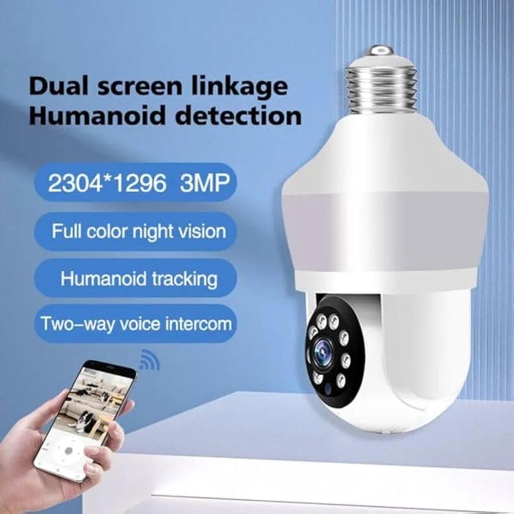 Caméra WiFi Smart 360° – Surveillance à distance