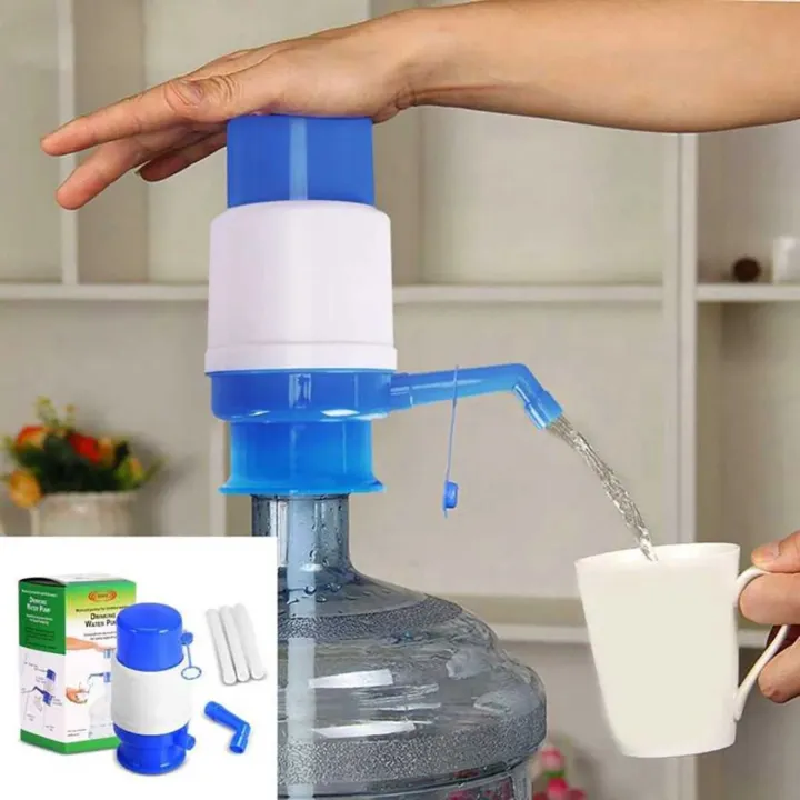 Pompe à Eau Manuelle pour Bonbonne Distributeur Eau Facile & Rapide Compatible avec Grandes Bouteilles
