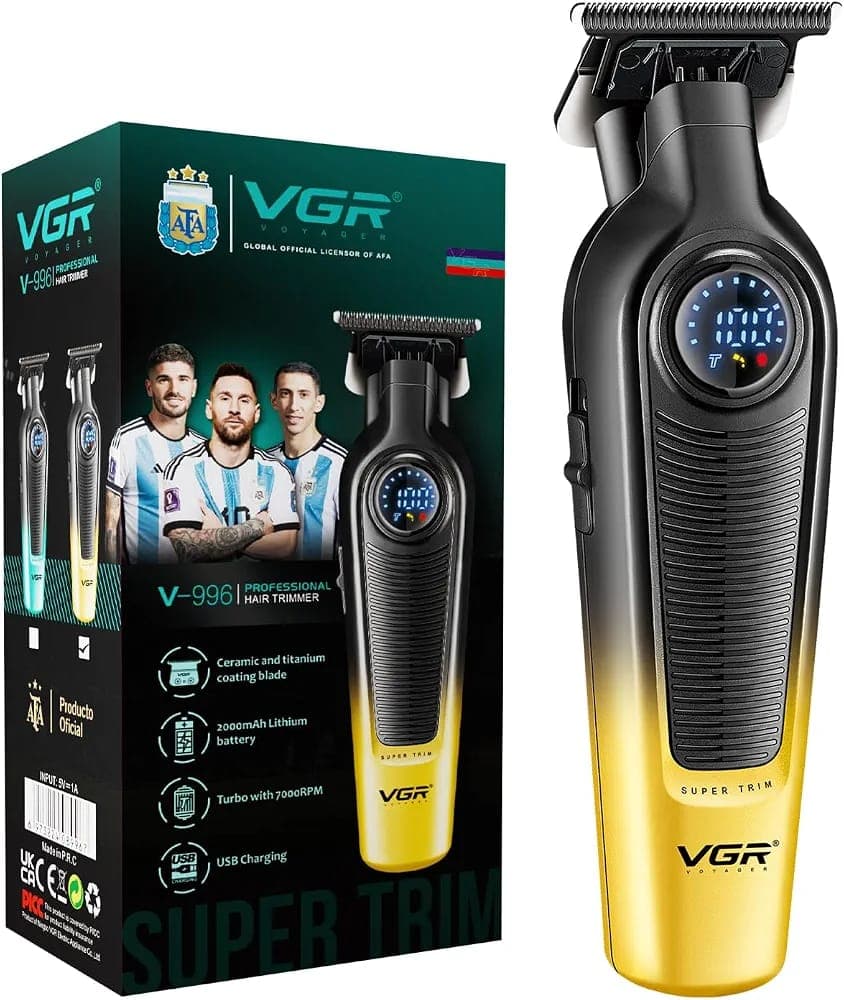 Tondeuse à cheveux professionnelle rechargeable VGR V-996