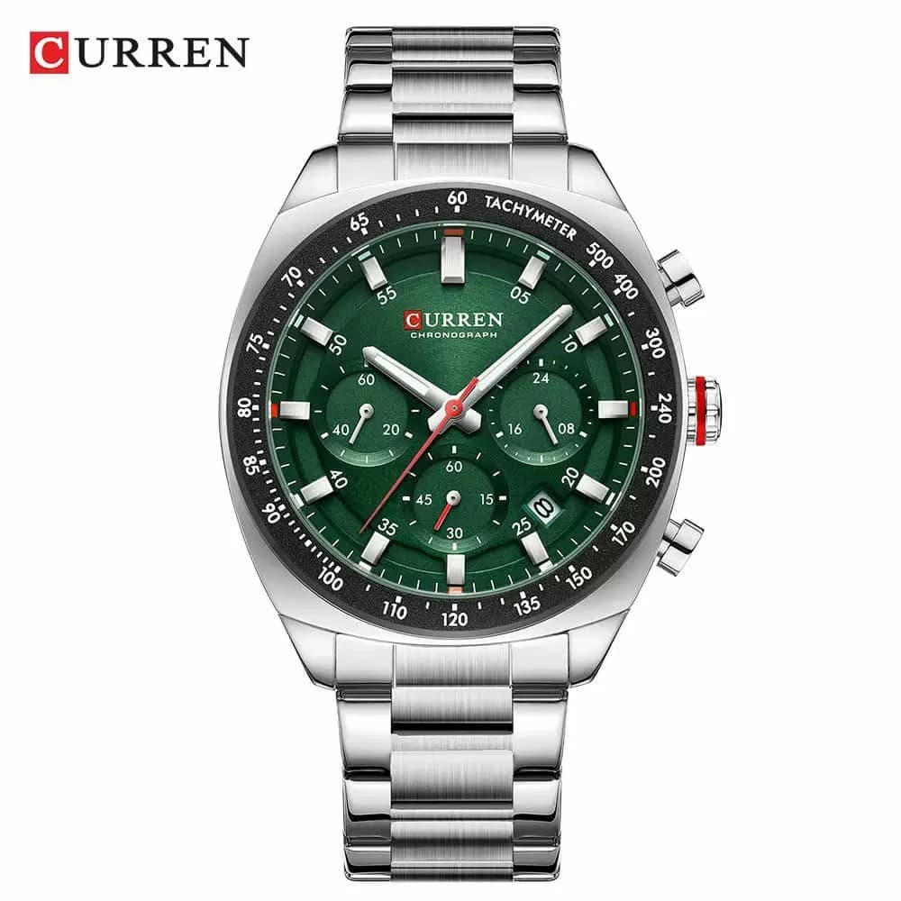 Montre pour Homme Curren 8497 Argent Fond Vert