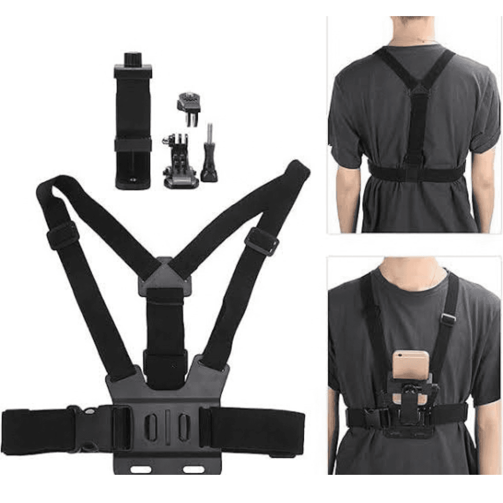 Support de Poitrine pour Caméra de Sport et Smartphone
