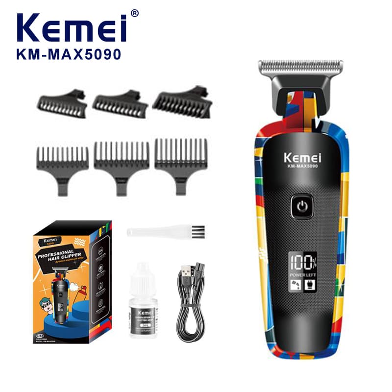 Kemei Tondeuse à Cheveux et Barbe Professionnelle pour Hommes