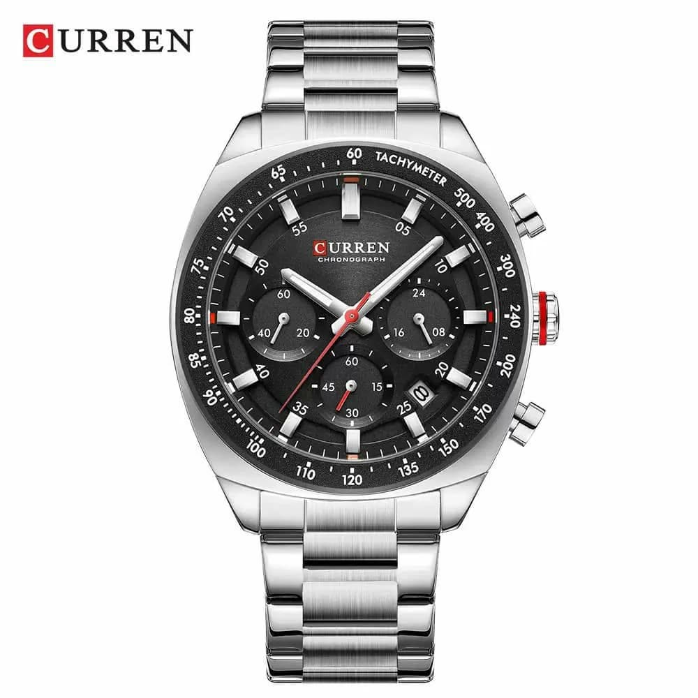 Montre pour Homme Curren 8497 Argent Fond Noir