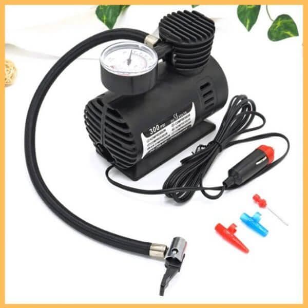 Compresseur Portatif Gonflable DC 12V pour pneu voiture, moto, vélo