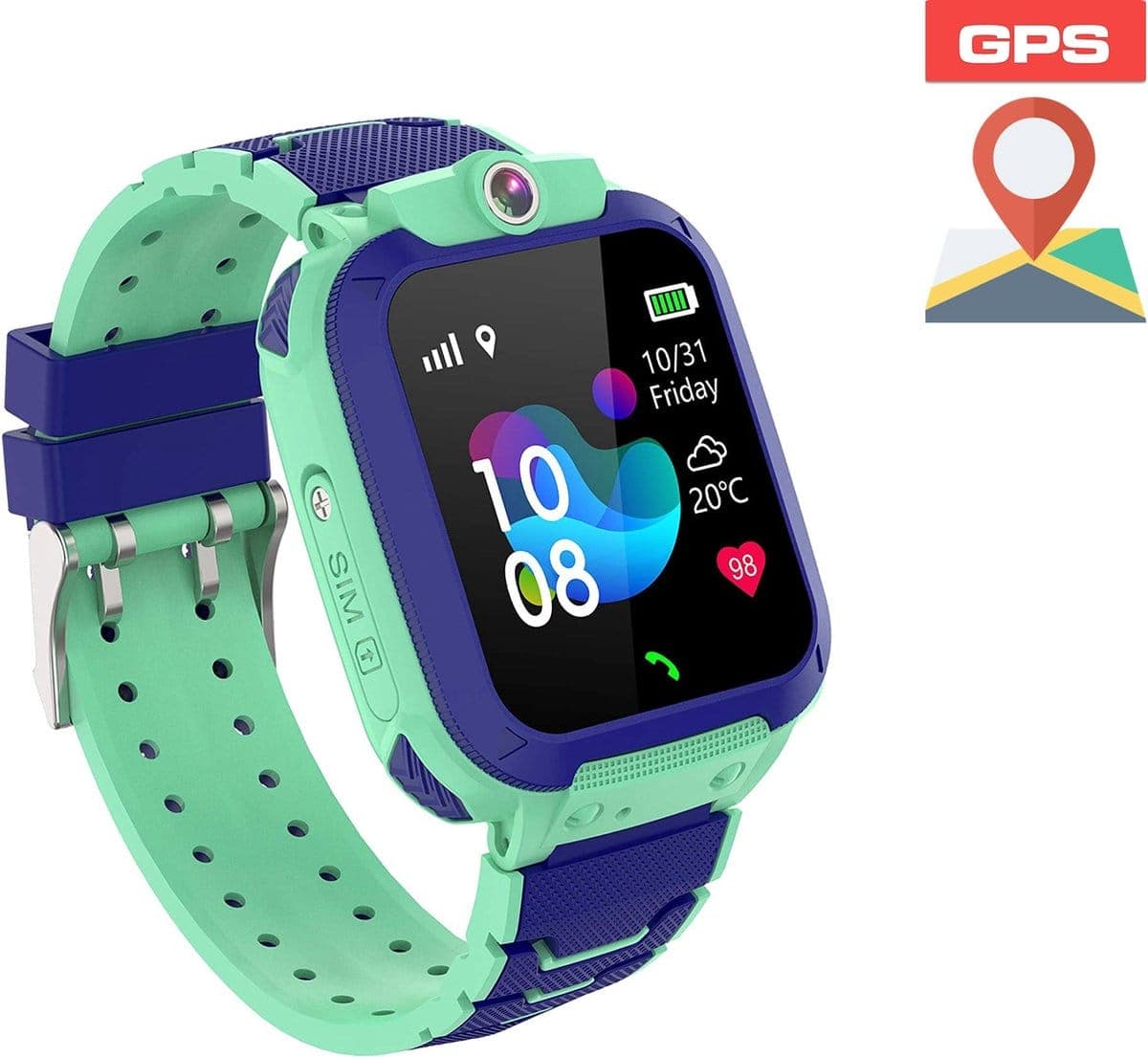 Montre Connectée Pour Enfant Nabi Z3 Vert