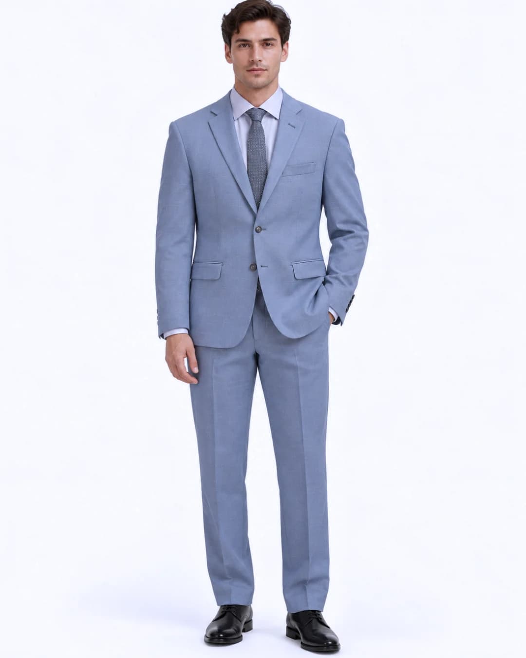 Costume Gris bleu ref: 001-105