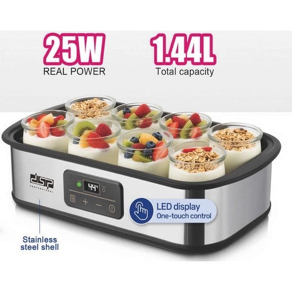 Yaourtière Digitale DSP 8 Pots – 25W