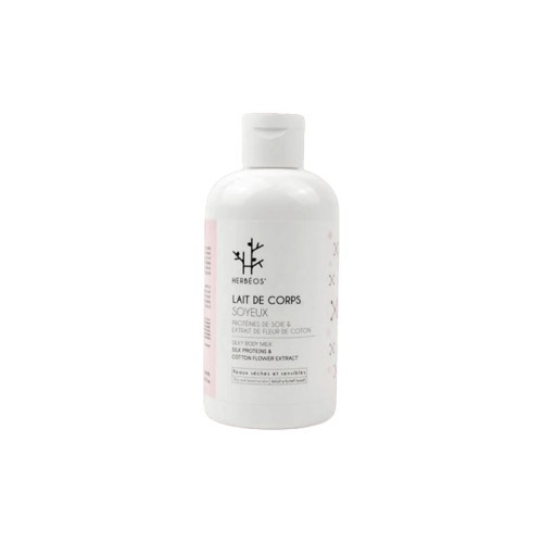 HERBEOS LAIT DE CORPS SOYEUX PROTEINES DE SOIE ET FLEUR DE COTON 250ML