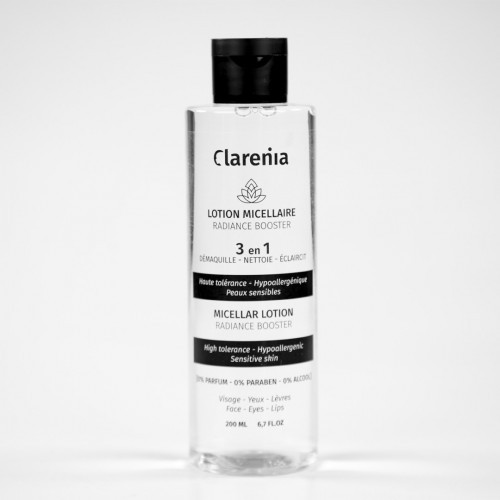 CLARENIA EAU MICELLAIRE RADIANCE BOOSTER 3EN1 500ML