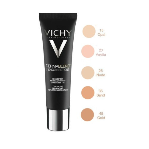 VICHY DERMABLEND 3D FOND DE TEINT PEAUX ACNEIQUES SPF25 30ML