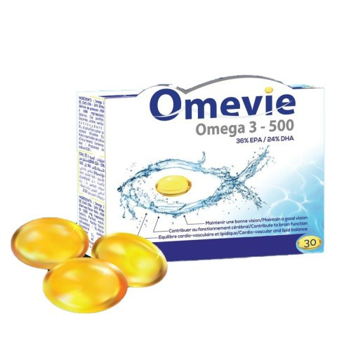 VITAL OMEVIE OMEGA 3 500 30 CAPSULES