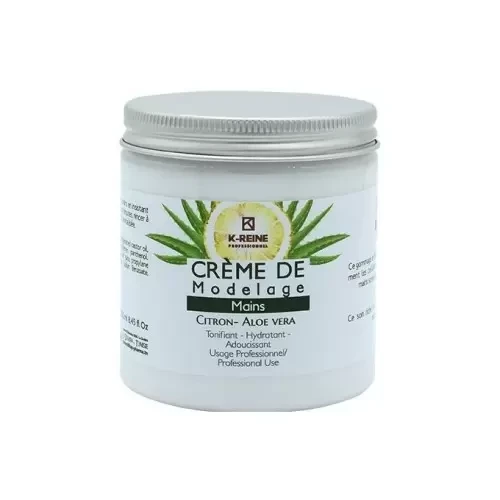 K-REINE CRÈME DE MODELAGE MAINS CITRON ALOE VERA 250 ML