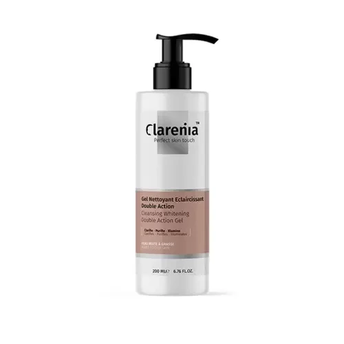 CLARENIA GEL NETTOYANT ECLAIRCISSANT DOUBLE ACTION PMG 200ML