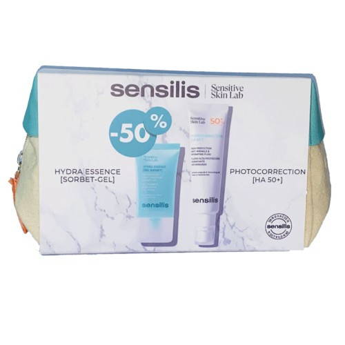 SENSILIS SKIN LAB TROUSSE PHOTOCORRECTION [HA50+] INVISIBLE 50ML+ HYDRA ESSENCE SORBET GEL 40ML(-50%)