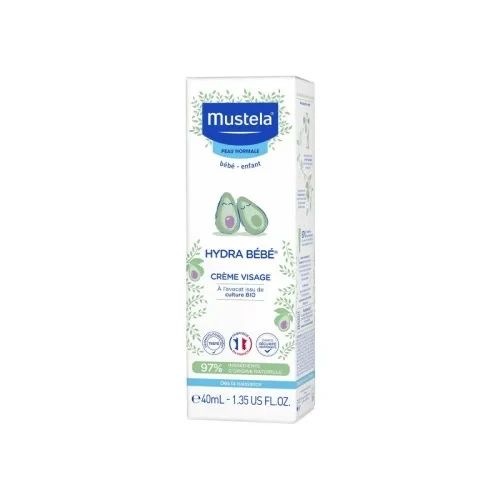 MUSTELA HYDRA BEBE CREME VISAGE 40ML