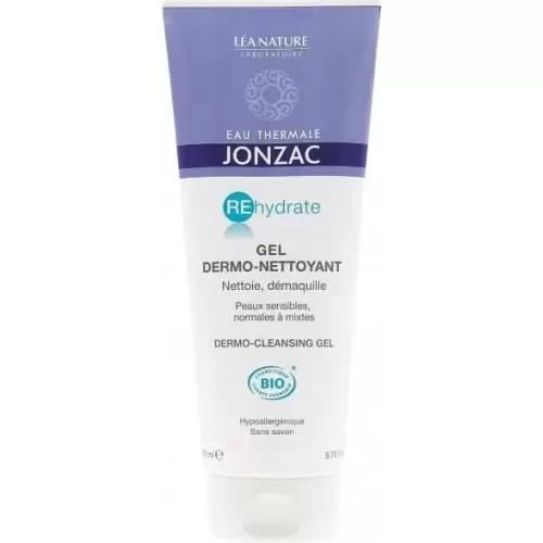 JONZAC REHYDRATE GEL DERMO NETTOYANT VISAGE 200 ML