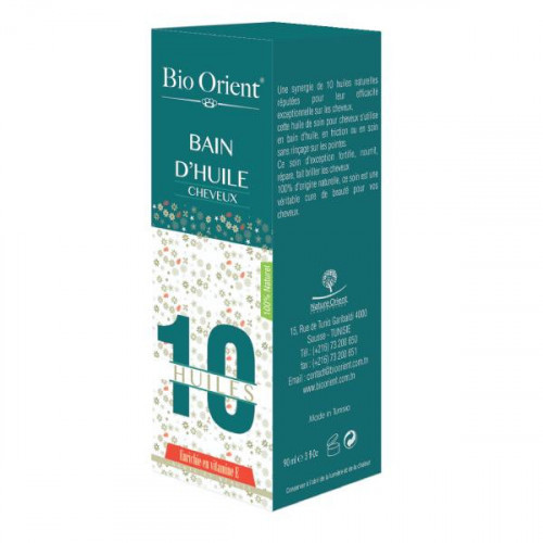 BIO ORIENT BAIN D'HUILES CHEVEUX 90ML