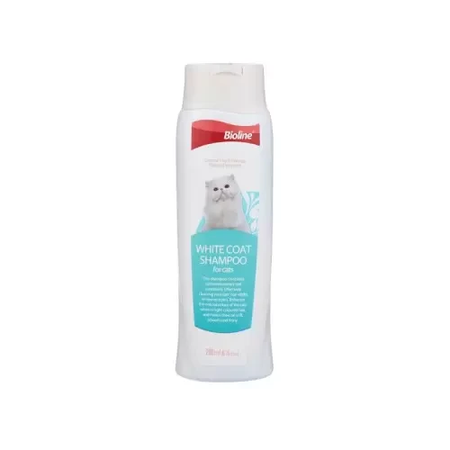 BIOLINE WHITE COAT SHAMPOO FOR CATS 200ML