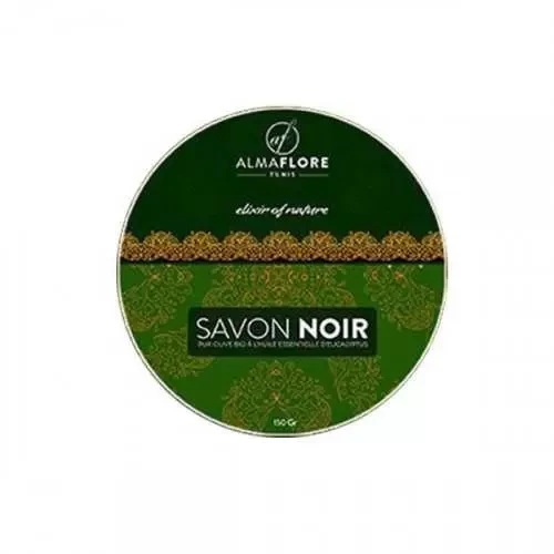 ALMAFLORE SAVON NOIR A L'EUCALYPTUS 150 GR