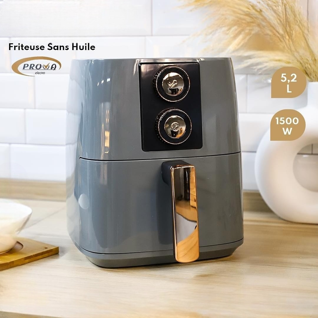 PROVA Air Fryer Gris 5,2 L Puissance 1500 W