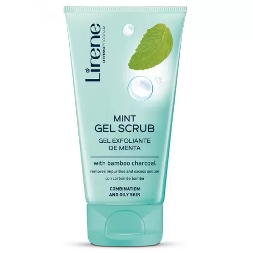 LIRENE GEL SCRUB MENTHE AU CHARBON DE BAMBOU 150ML