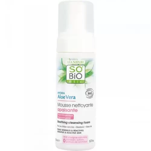 SO BiO MOUSSE NETTOYANTE APAISANTE ALOE VERA