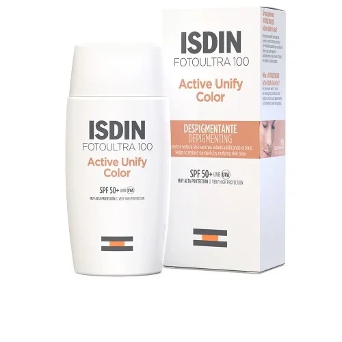 ISDIN PHOTOPROTECTION ECRAN SOLAIRE ACTIVE UNIFY FUSION FLUIDE TEINTEE SPF50+ 50ML