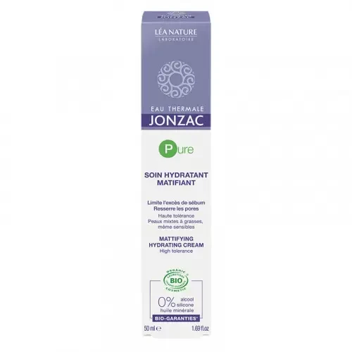 JONZAC PURE SOIN HYDRATANT MATIFIANT 50ML