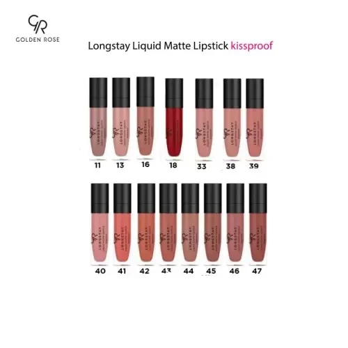 GOLDEN ROSE LONG STAY LIQUID MATTE LIPSTICK KISSPROOF 5.5ML