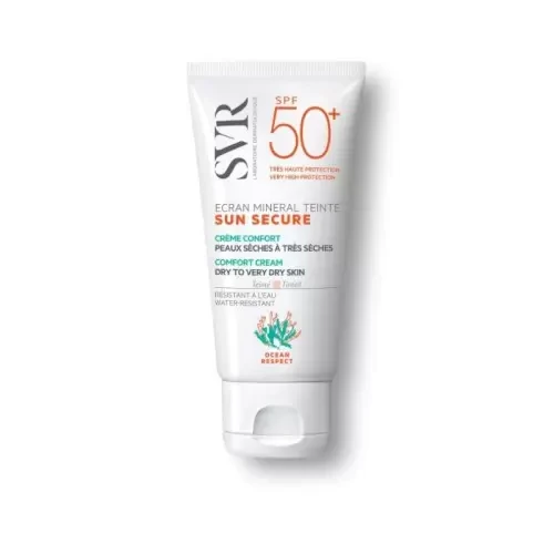 SVR SUN SECURE ECRAN MINERAL TEINTE PEAUX SECHES A TRES SECHES SPF50+ 50ML