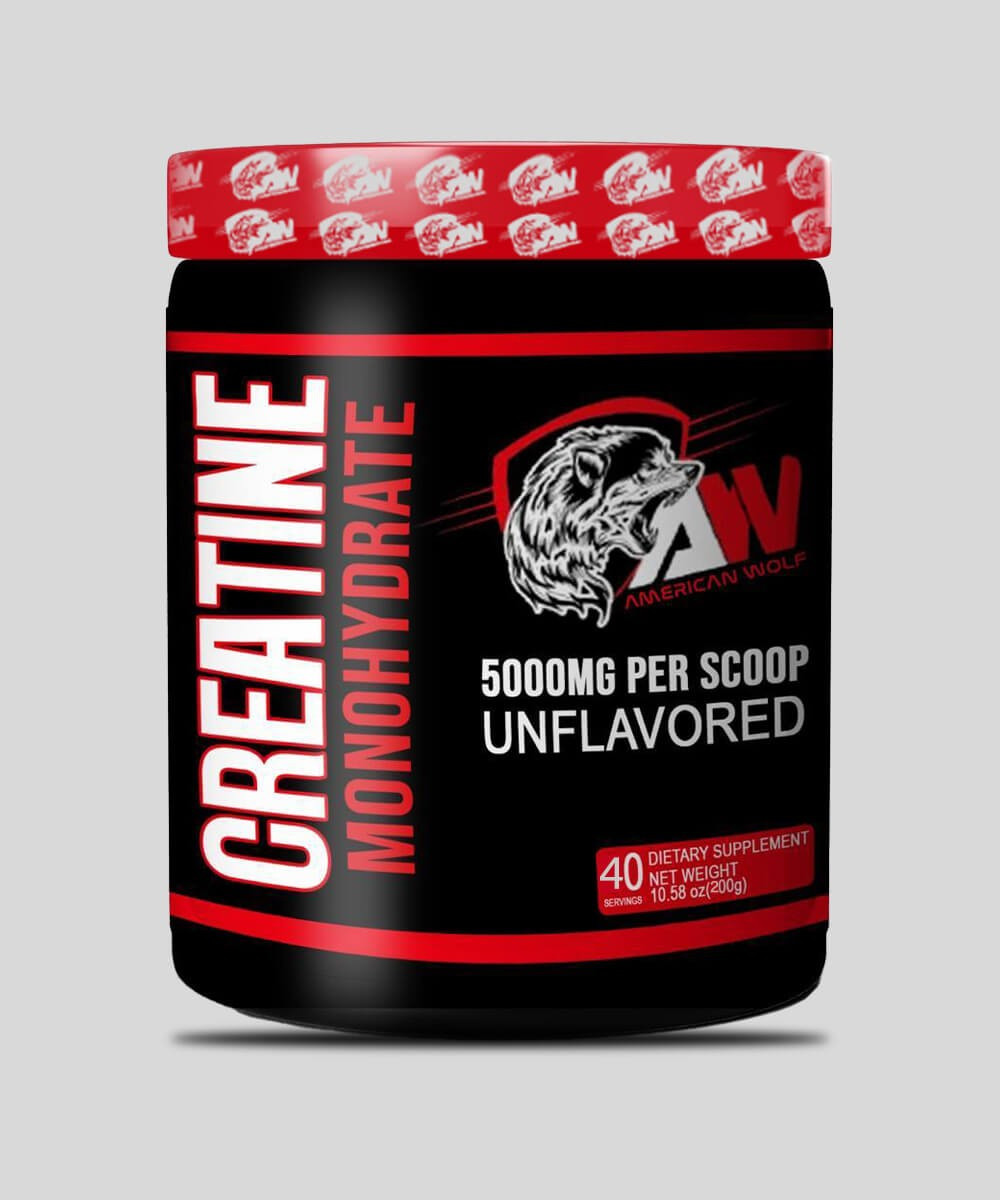 American Wolf - 100% Creatine Monohydrate | 40 SERVINGS