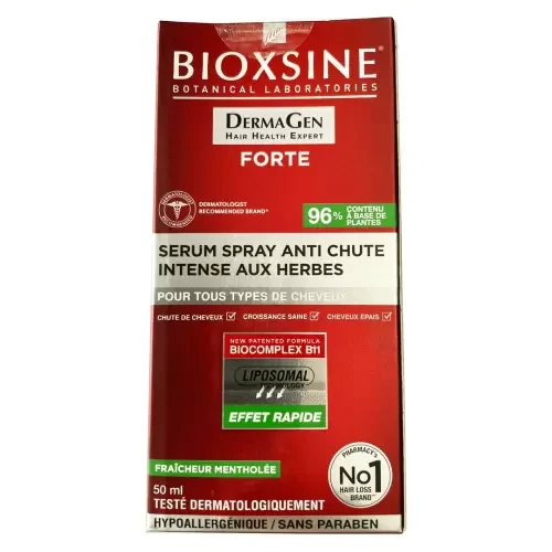 BIOXSINE FORTE SERUM SPRAY ANTI CHUTE INTENSE AUX HERBES 50ML