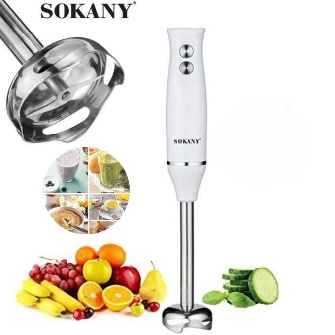 Mixeur Plongeant 400 W Blanc SOKANY