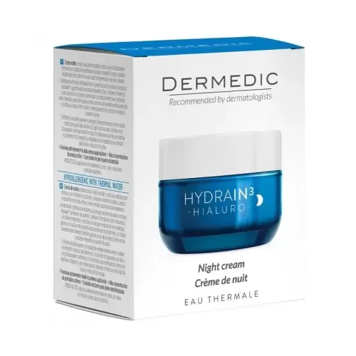 DERMEDIC HYDRAIN 3 CREME DE NUIT HYDRATANTE 55 ML