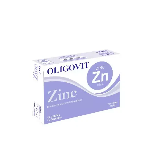 VITAL OLIGOVIT ZINC 25MG 15 GELULES